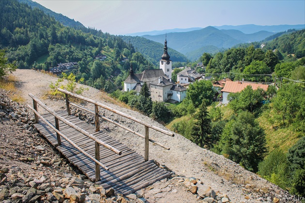 na halde v Španej doline