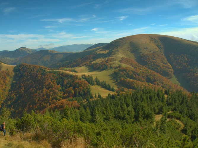 Pohľad na vrch Ploská, Veľká Fatra