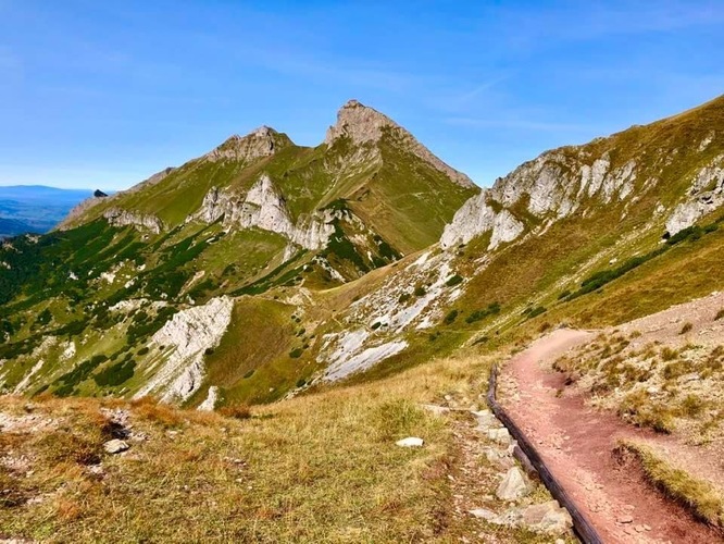 Pohľad na Havran a Ždiarsku vidlu