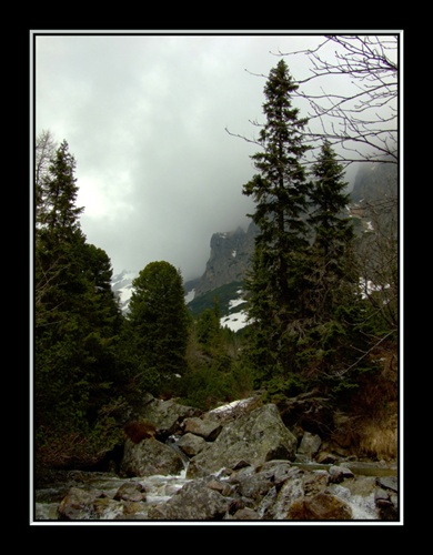 Tatry zamracene...