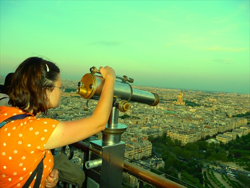 Z Aifelovky som mala Paríž v moci ((: