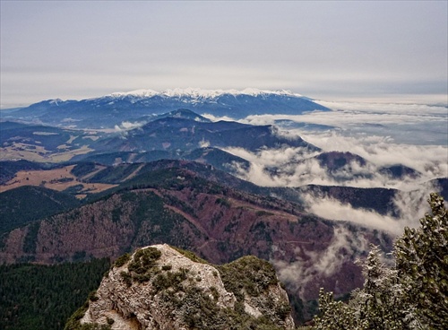 Zapadne Tatry z Velkeho Choca