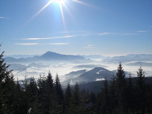 zimná panoráma na Orave