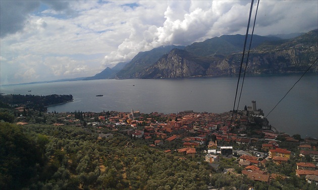 Malcesine - pohľad z Monte Baldo