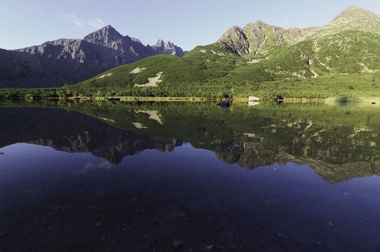 zrkadlenie pri Veľkom Bielom plese