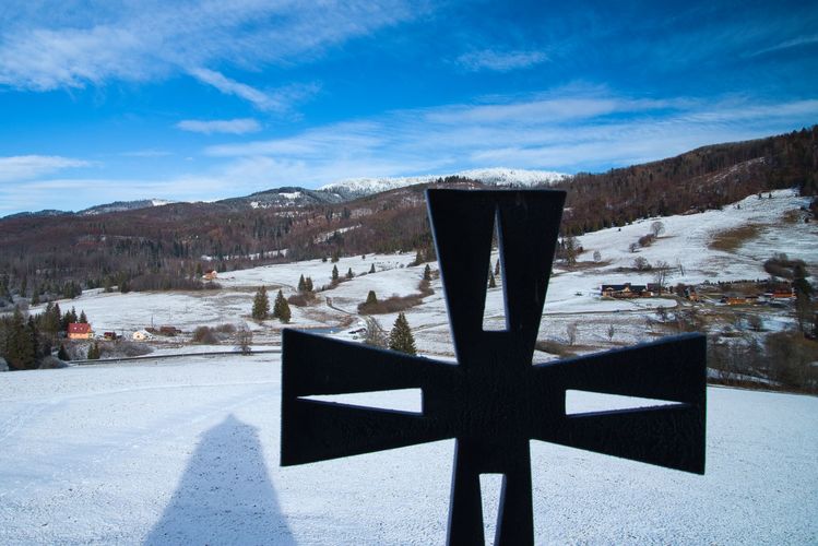 Zbojská - panoráma z vyhliadkovej veže