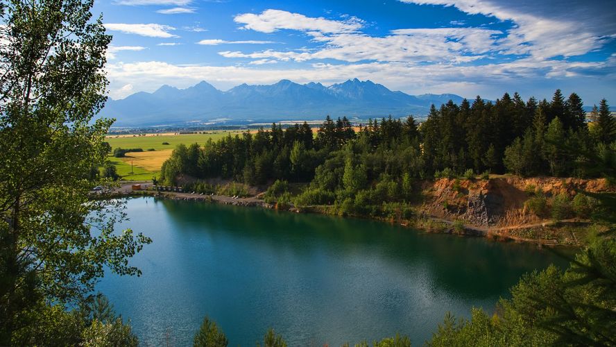 panoráma VT z lesoparku Kvetnica