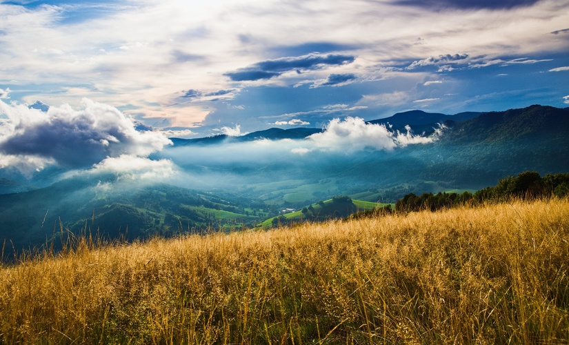 Veporské vrchy po daždi