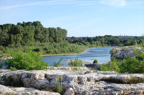 Pohľad z Pont du Gard