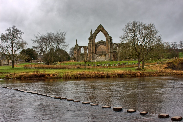 Bolton Abbey & Stone steps