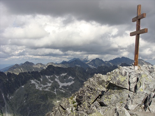 Na vrchole Kriváňa(2494m)