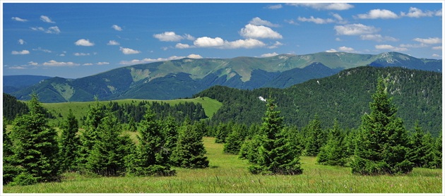 Majerova skala, Krížna, Frčkov, Ostredok, Suchý vrch