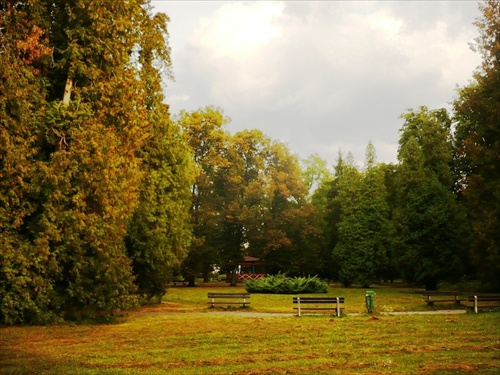 do parku prišla jeseň