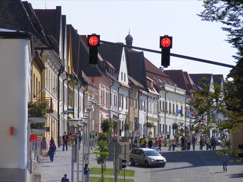 Bardejov, vstup na Radničné námestie