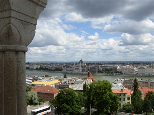 Budapešť z Rybárskej bašty