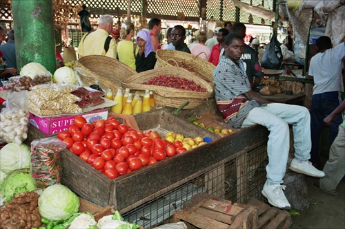 Na trhu - Mombasa