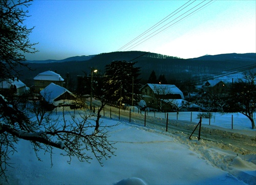 Tesne pred západom slnka