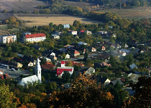 Slanec pohľad z hradu