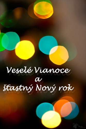 Veselé Vianoce a šťastný Nový rok