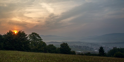 Dnešné ráno nad Breznom