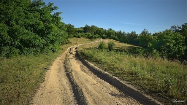 Poľná cesta.