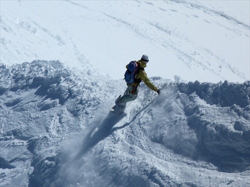 snowboarding