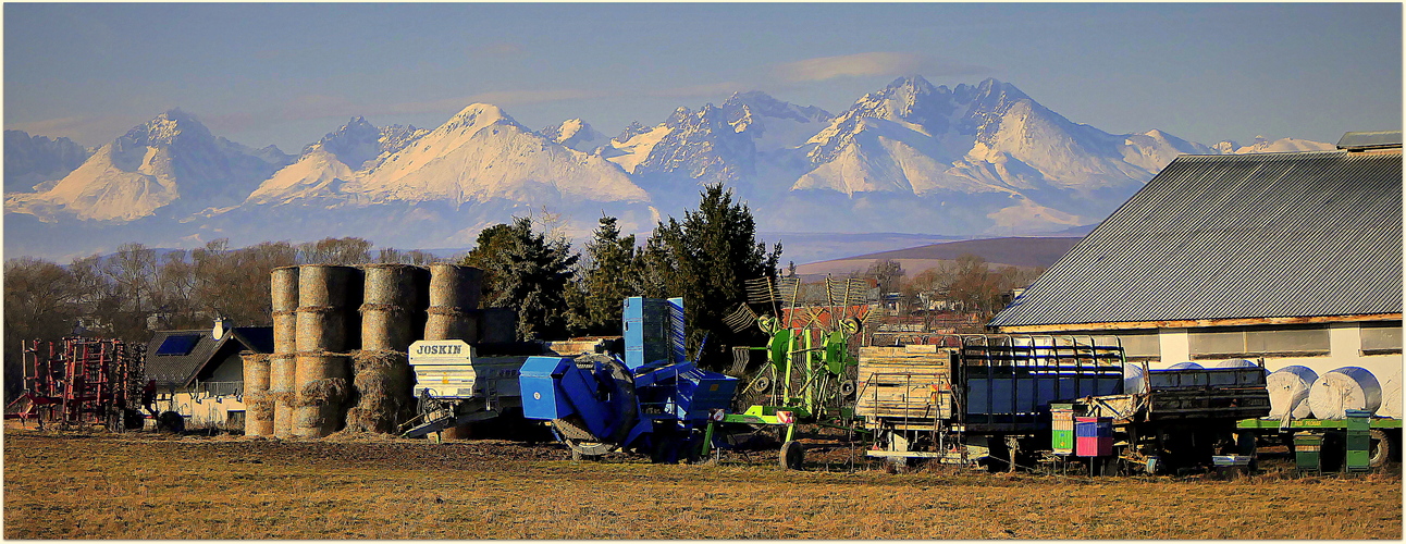 a naše Tatry je vidno z každej strany ...