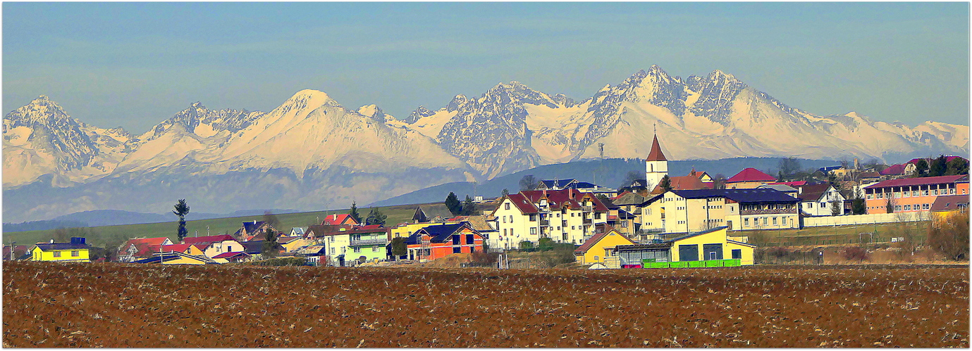 a dnes od Sp. Tomášoviec po V. Tatry ...