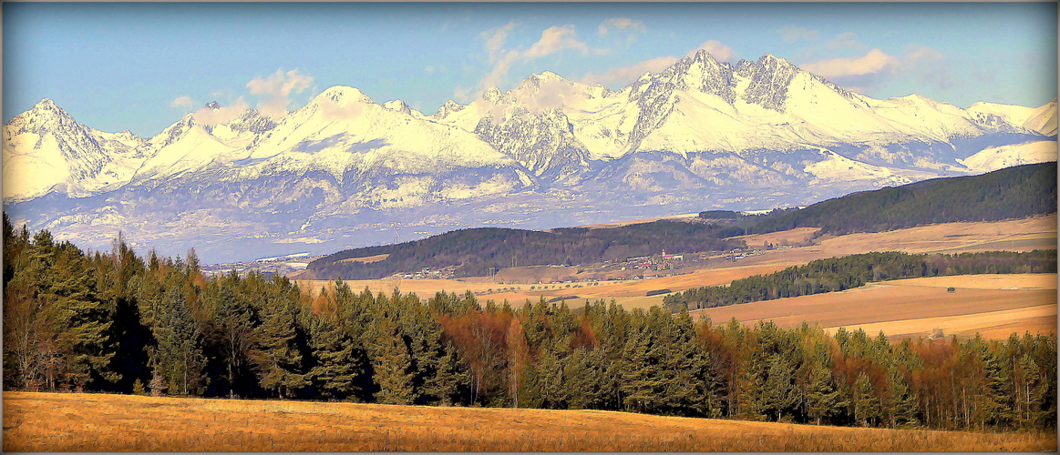 aj dnes som sa pozeral na naše Tatry ...