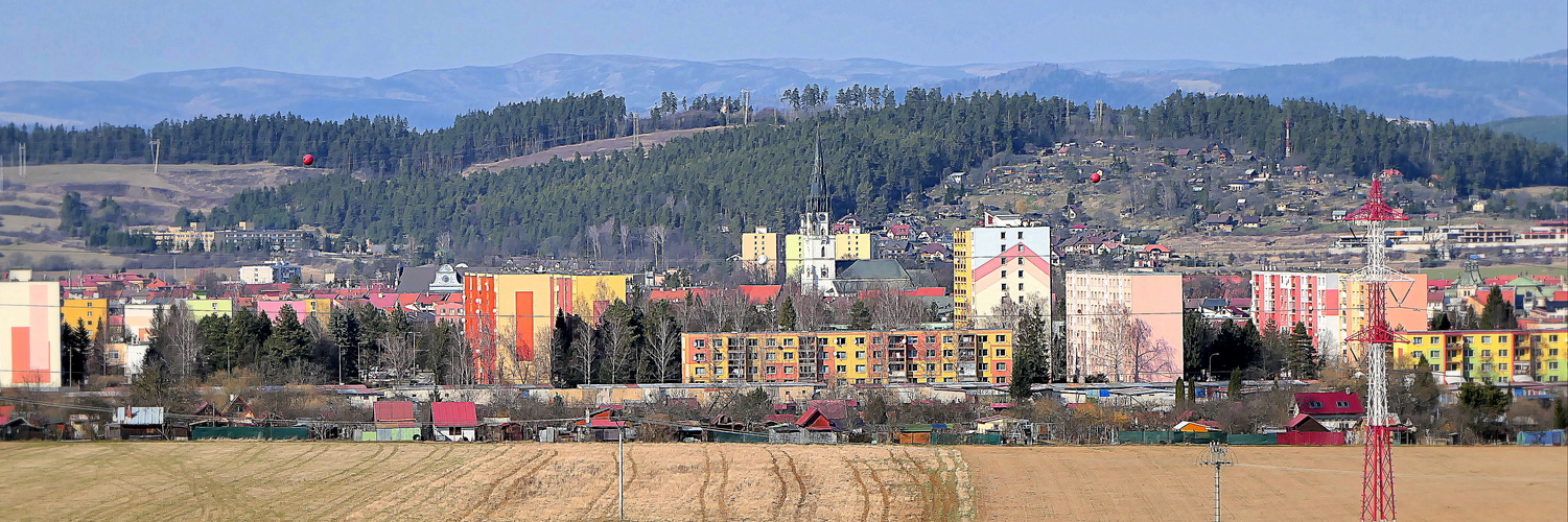 a široký pohľad na moje mesto ...