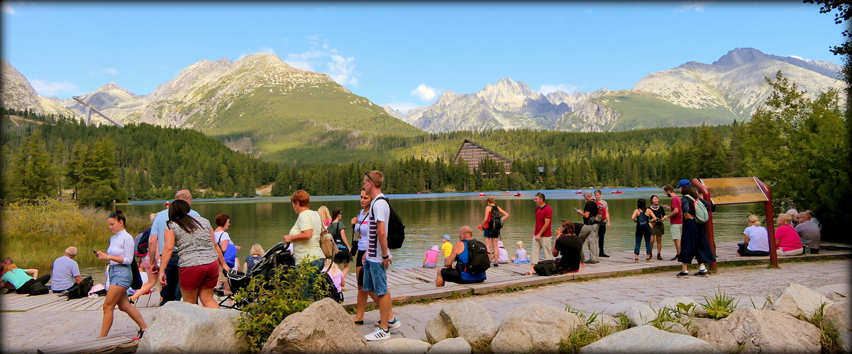 a minulý rok bolo Štrbské pleso vždy zaľudnené ...