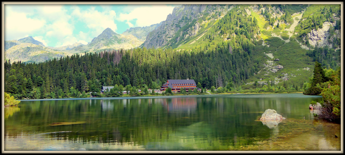 a jeden pohľad na pleso ........