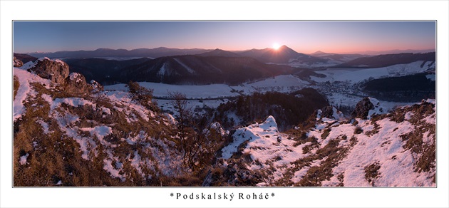 ...podvečer nad dedinkou