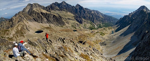 Pohľad z Východnej Vysokej (2 428 m n.m.)