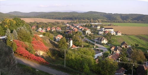 séria - Výhľad na  rodnú obec