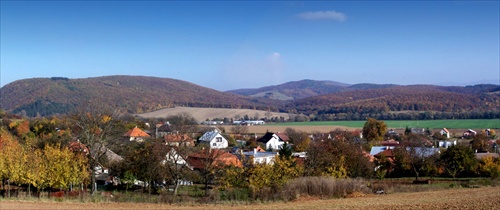 séria - Výhľad na rodnú obec