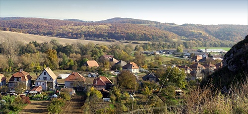 séria - Výhľad na rodnú obec