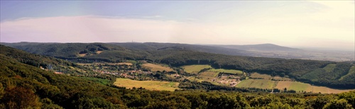 panorama z Pajštúna