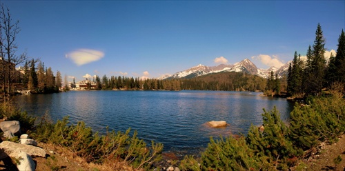 Štrbské pleso (panorama)