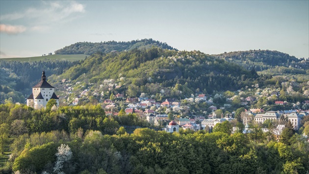 Banská Štiavnica z Trojičného vrchu