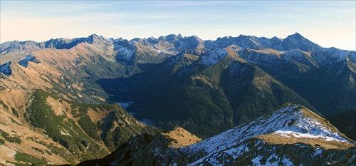 Tatry z Červených vrchov