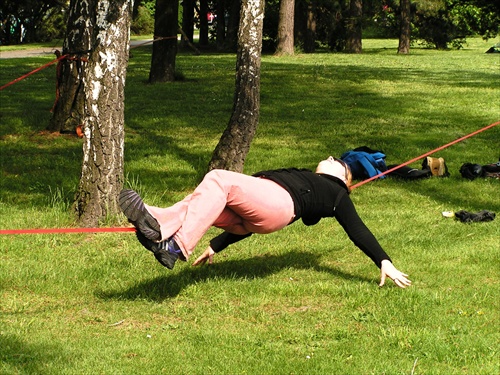 slackline trik