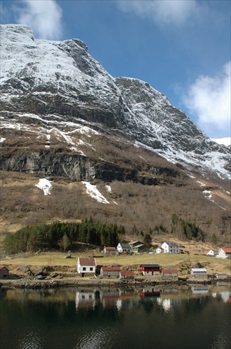 norsky fjord cez velku noc