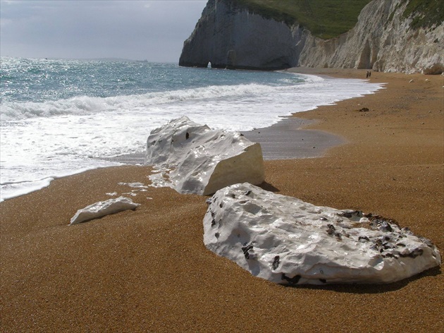 jurassic coast -aj v Anglicku maju pekne plaze