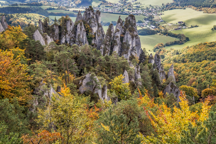 Súľov a takzvané "varhany"