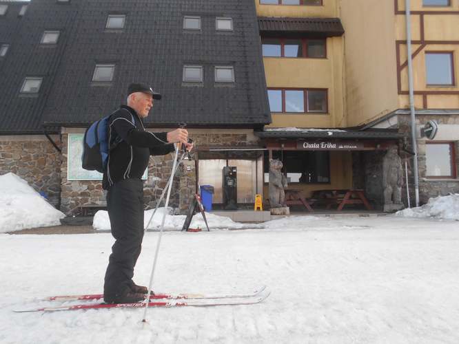 Tak, a hore som to zvládol, a teraz už len dole kopcom :-) 26.2.