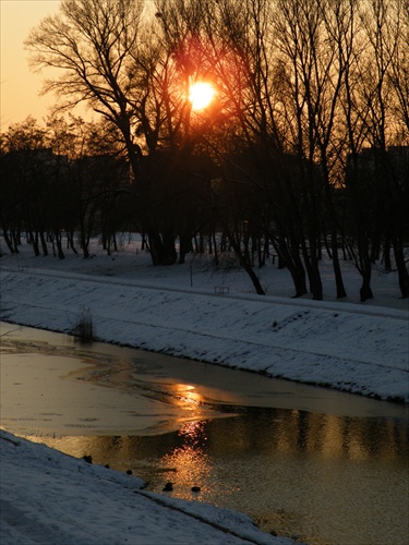 západ slnka