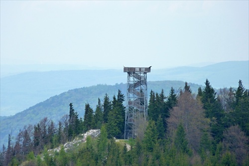 vyhliadková veža Aussichtsturm medzi 2 VH chatami