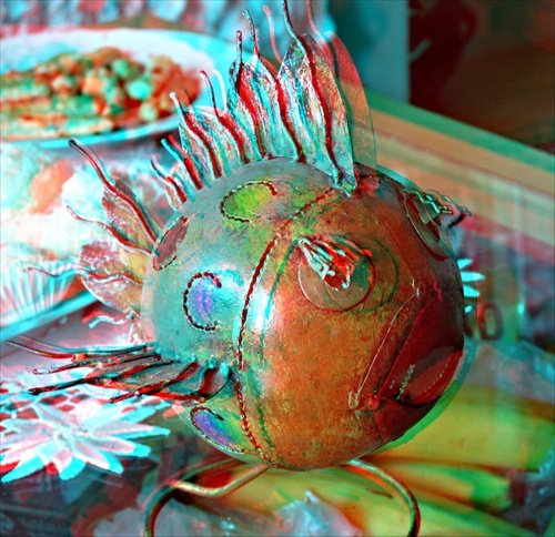 3D vianočná ryba