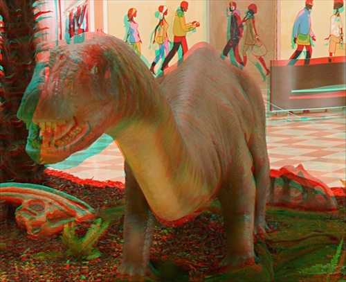 3D výstava prehistorických zvierat v Shopping Palace - b